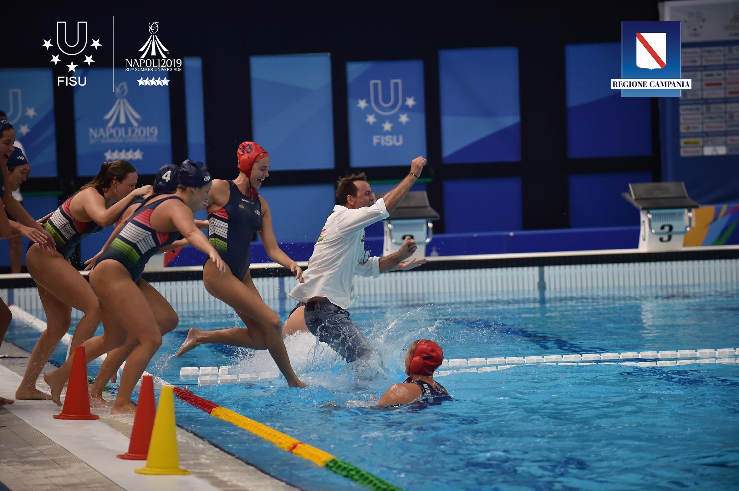 20190713 - WATER POLO I NAPOLI - Universiade 2019 - 
Piscina Scandone - Finale Water Polo Femminile 
Nella foto: Italia vs Ungheria 
FOTO/POOL FOTOGRAFI UNIVERSIADE NAPOLI 2019