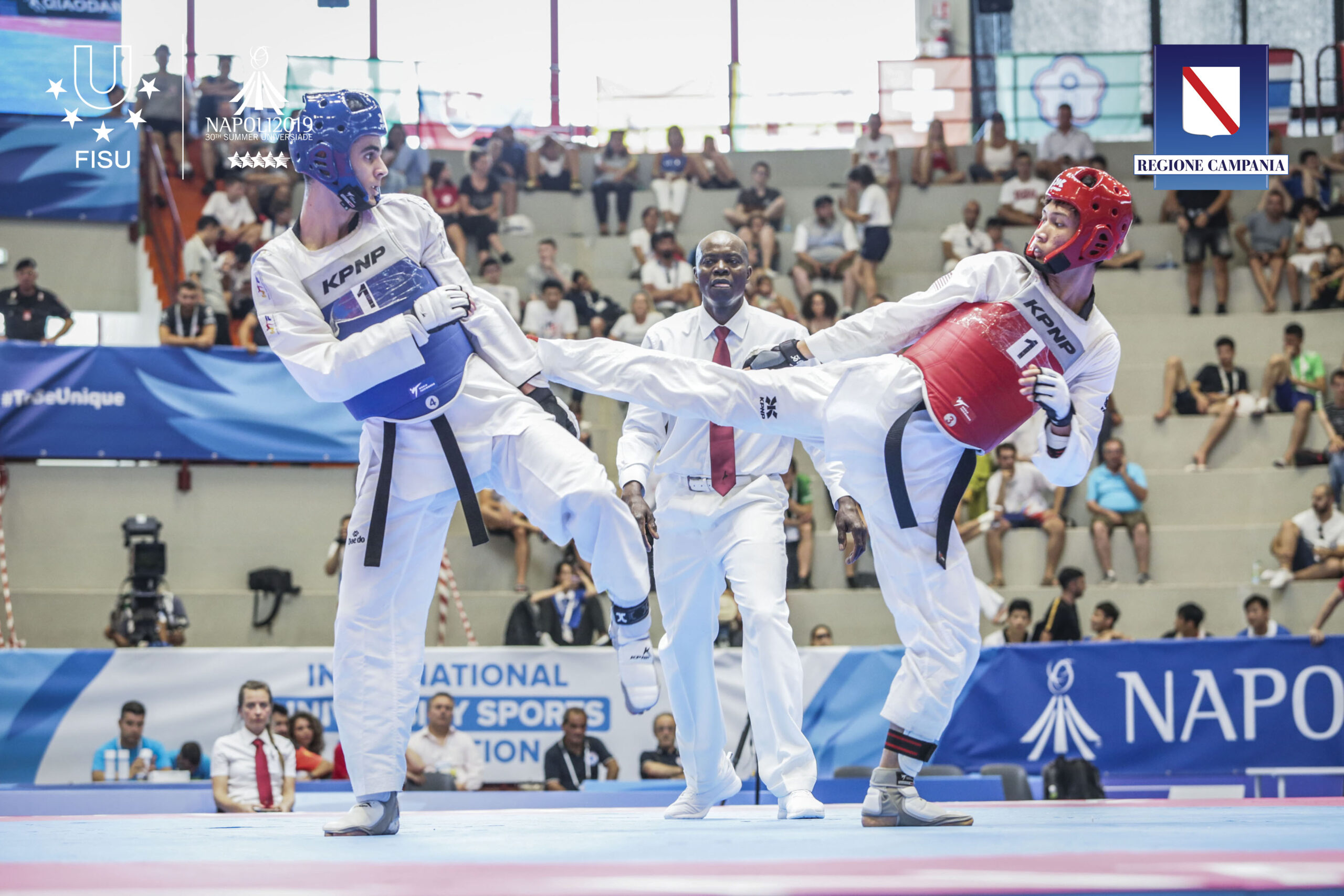 TAEKWONDO 13/07/2019 - FINALI - PHOTO POOL FOTOGRAFI UNIVERSIADE 2019