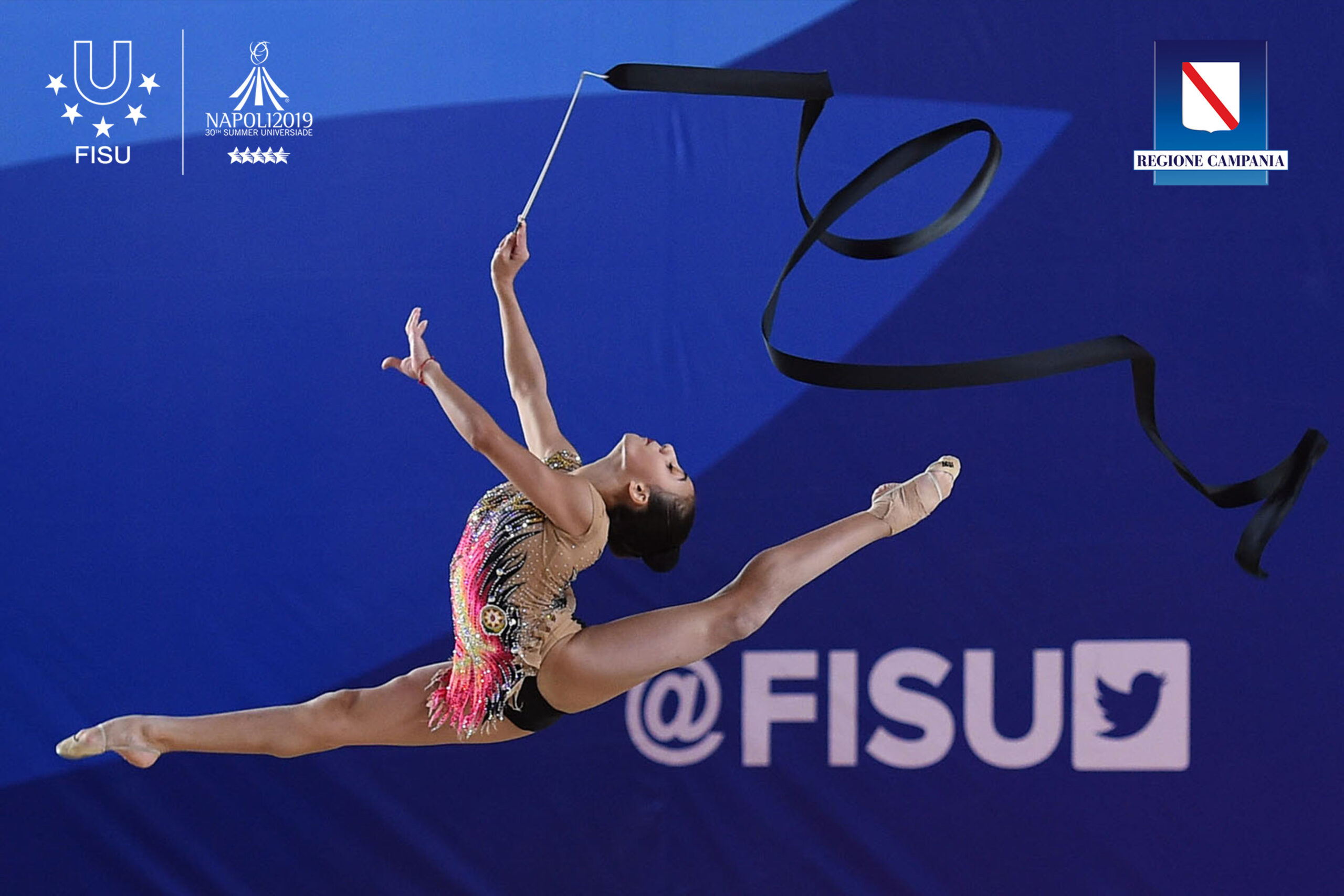 Rhythmic Gymnastics - 12-07-2019
Clubs and Ribon
PHOTO POOL FOTOGRAFI UNIVERSIADE 2019